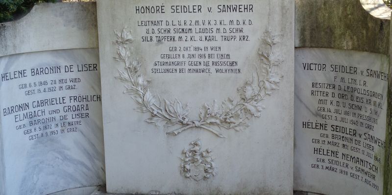 Seidler von Sanwehr; von Liser; Nemanitsch; von Elmbach und Groara