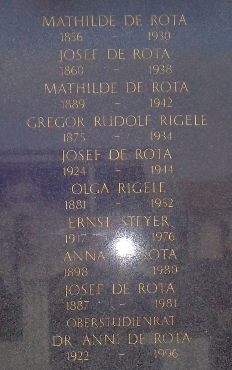 De Rota; Riegele; Steyer