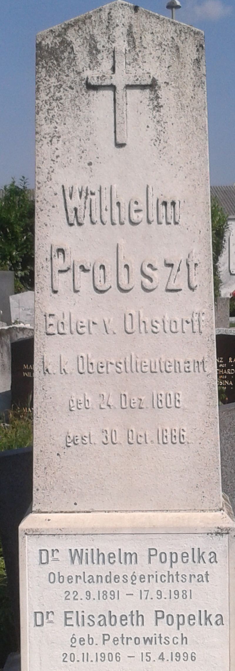 Probszt von Ohstorff; Popelka