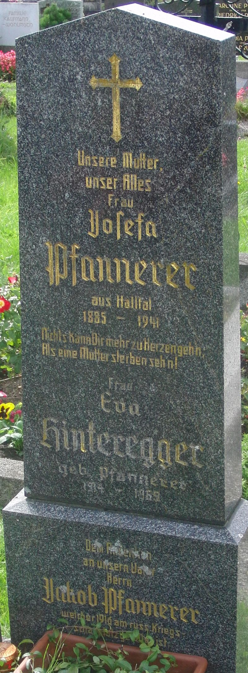 Pfannerer; Hinteregger geb. Pfannerer