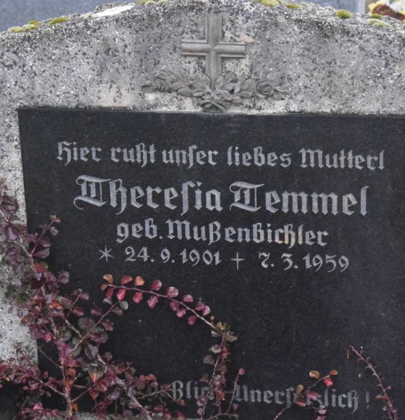 Temmel geb. Mußenbichler