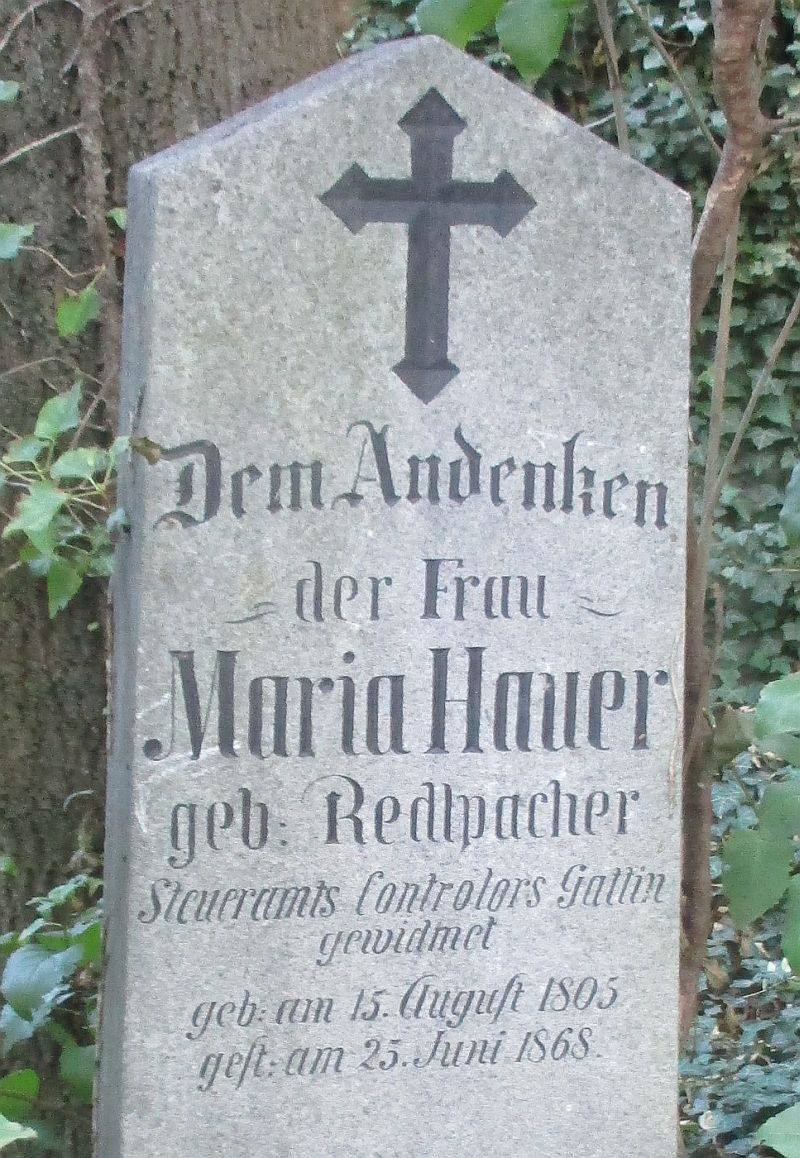Hauer geb. Redtpacher