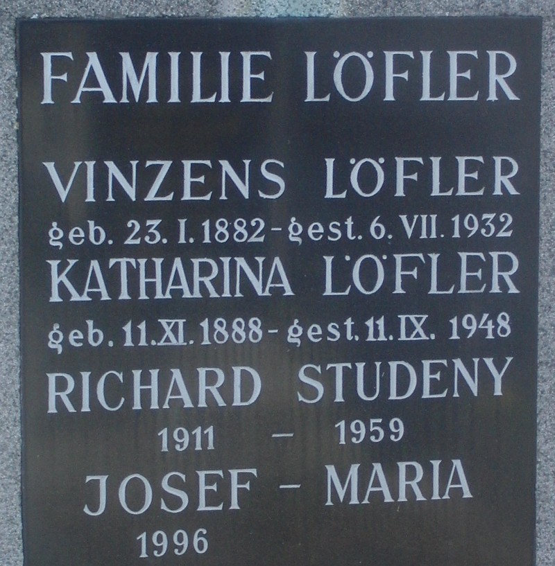 Löfler; Studeny