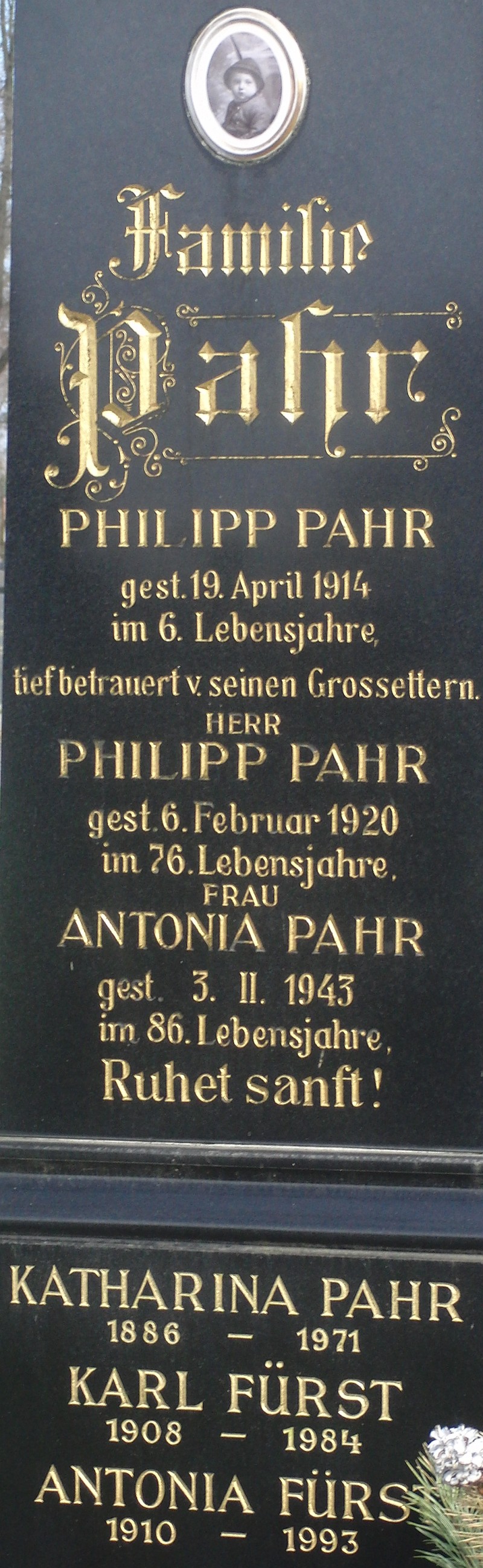 Pahr; Fürst