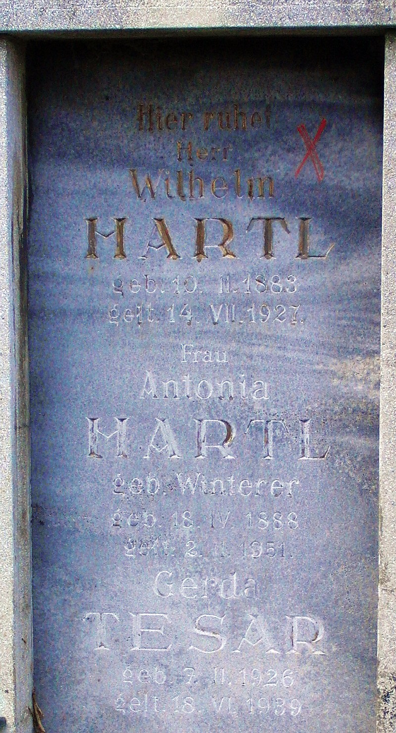 Hartl; Hartl geb. Winterer; Tesar