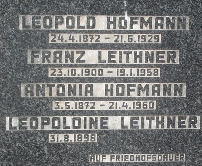 Hofmann; Leithner