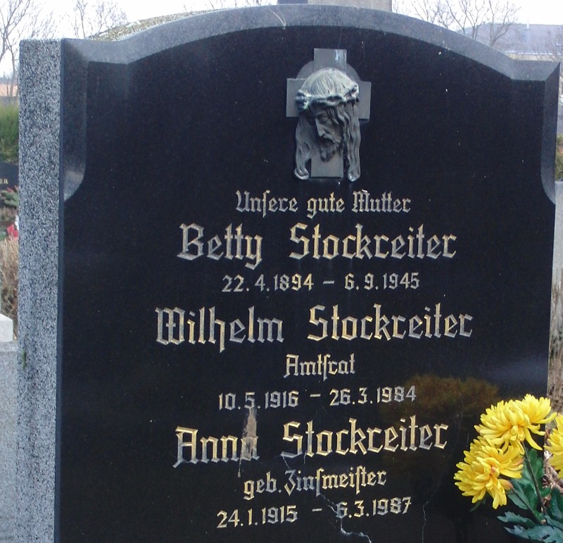Stockreiter; Stockreiter geb. Zinsmeister