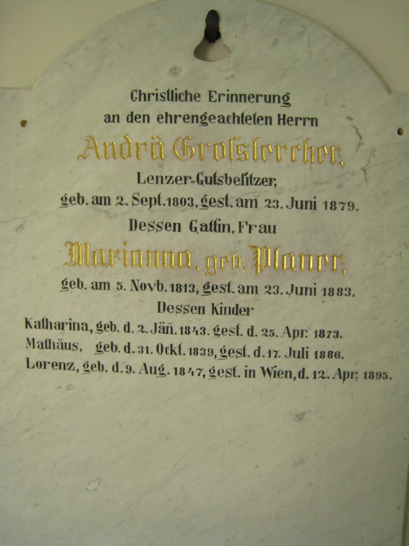 Großlercher; Großlercher geb. Planer