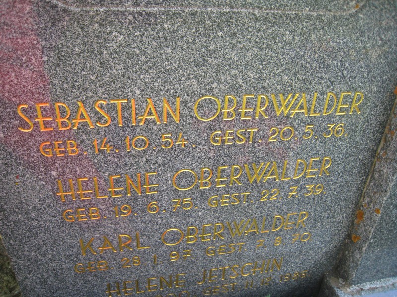 Jetschin; Oberwalder
