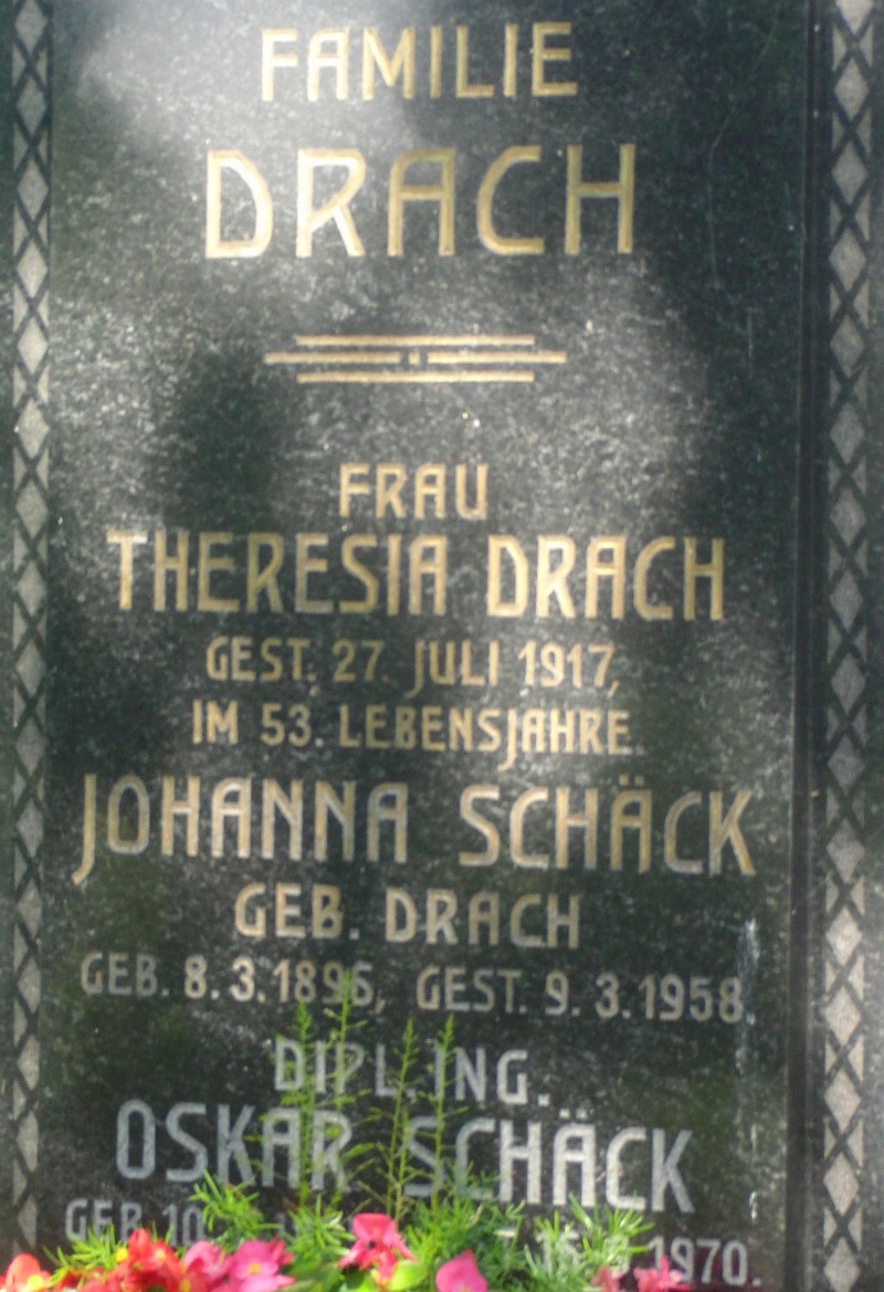 Drach; Schäck; Schäck geb. Drach