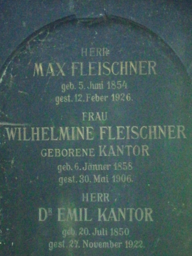 Fleischner; Fleischner geb. Kantor; Kantor