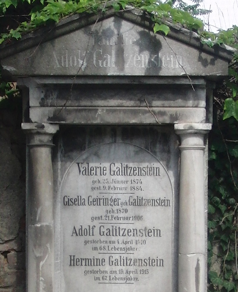 Galitzenstein; Geiringer geb. Galitzenstein