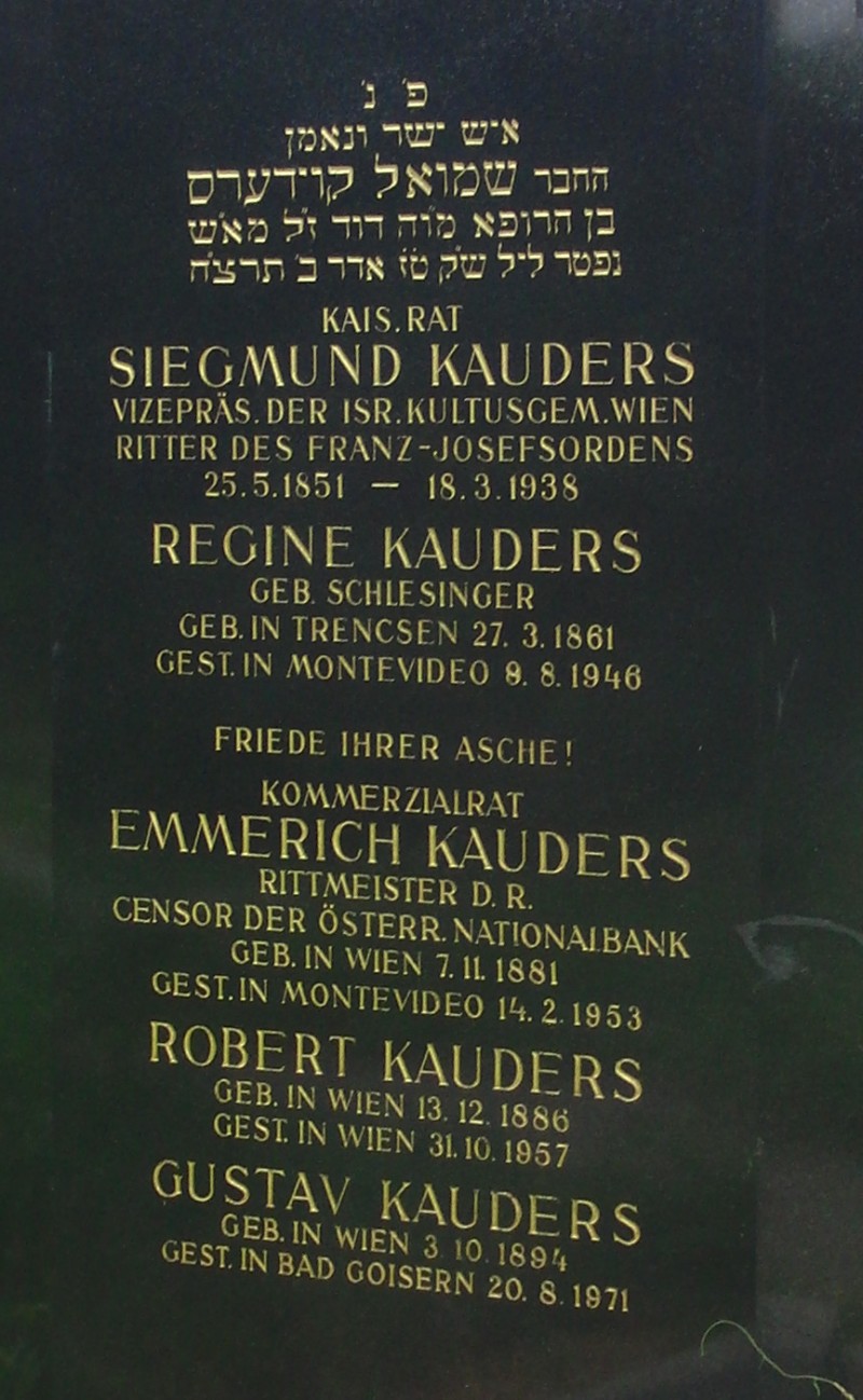 Kauders; Kauders geb. Schlesinger