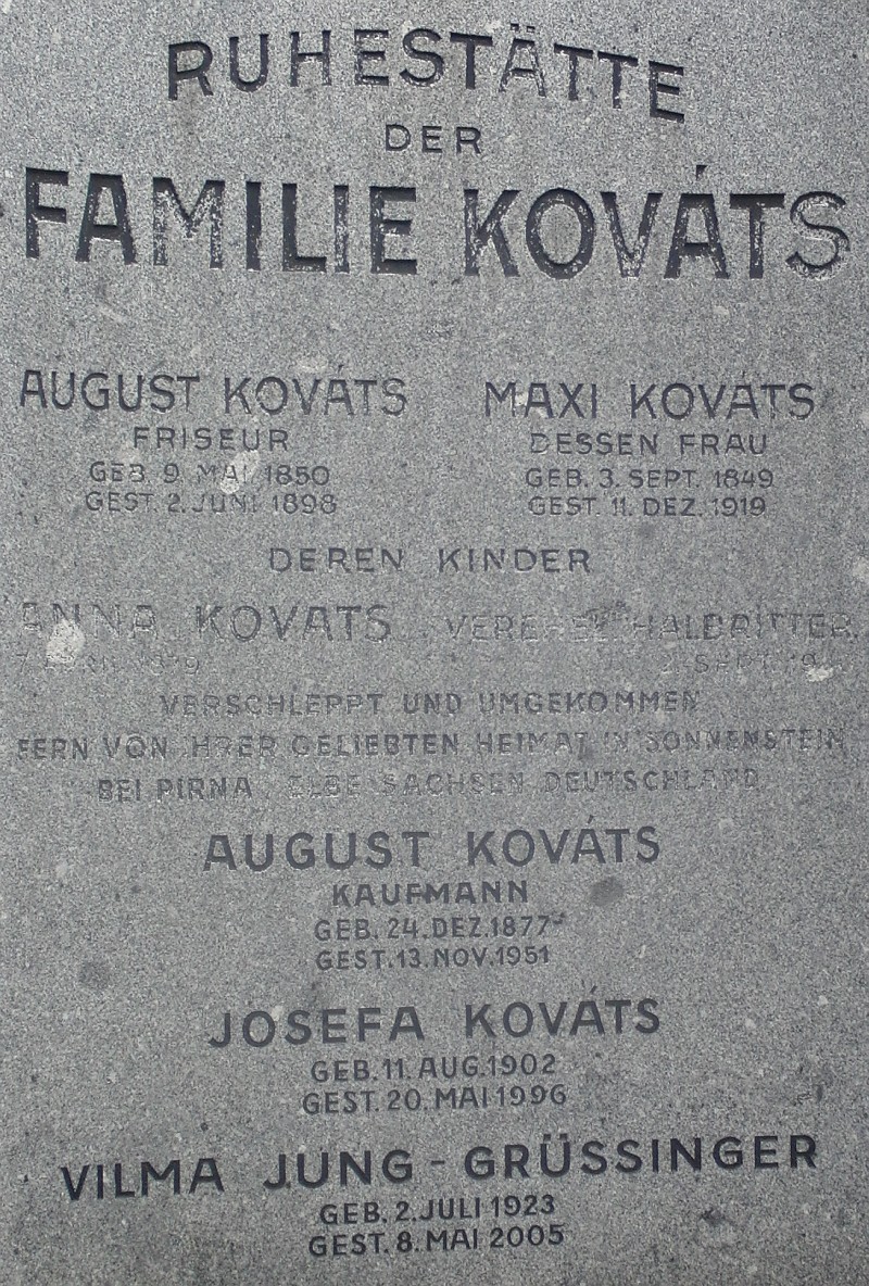 Kovats; Halbritter; Jung-Grüssinger