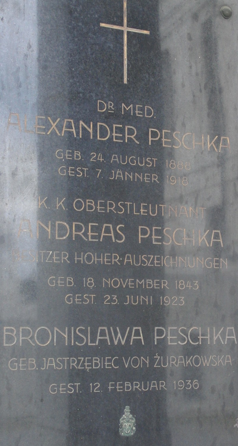 Peschka; Peschka geb. Jastrzebiec von Zurakowska