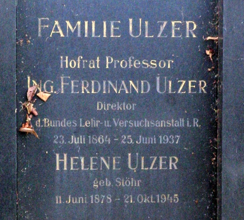 Ulzer; Ulzer geb. Stöhr
