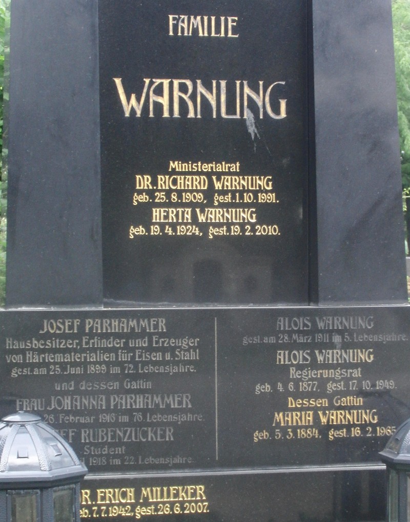 Warnung; Parhammer; Rubenzucker; Milleker