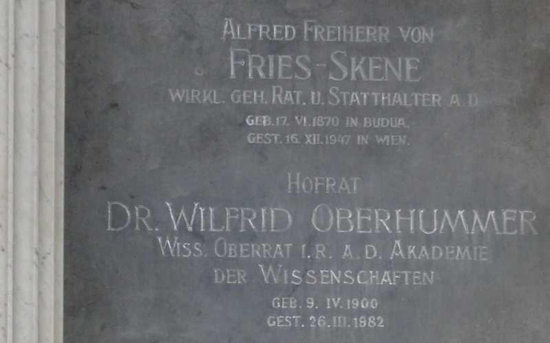 von Fries-Skene; Oberhummer