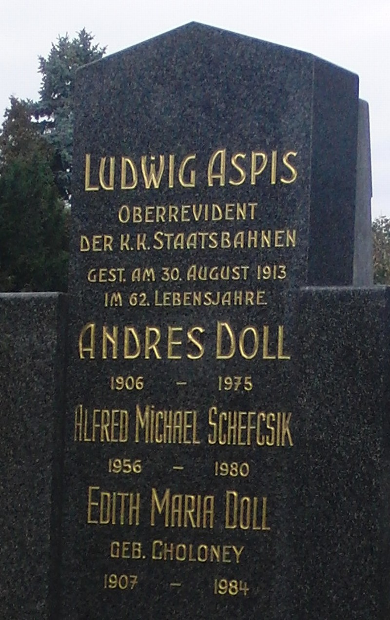 Aspis; Doll; Schefcsik; Doll geb. Choloney