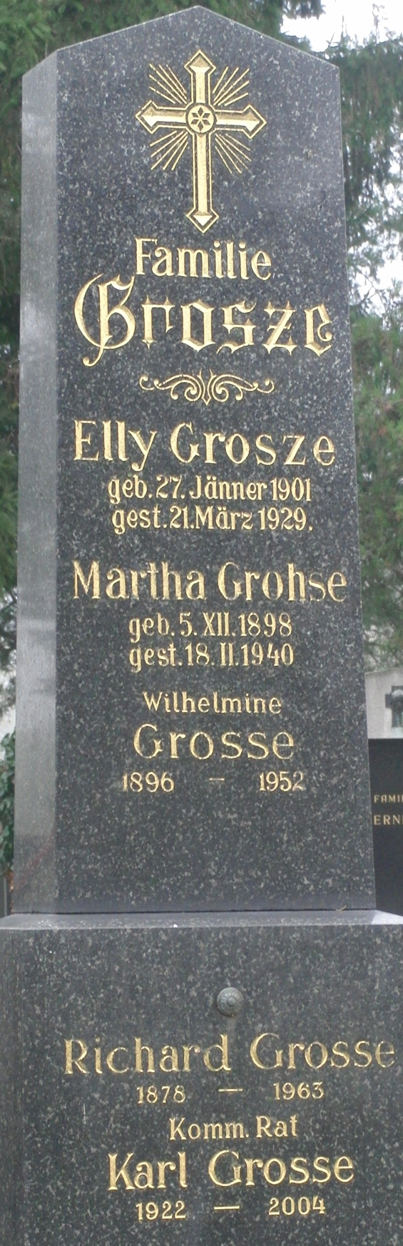 Grosze; Grohse; Grosse