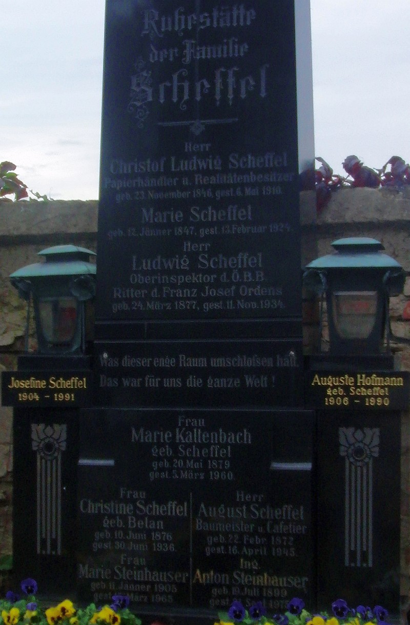 Scheffel; Kaltenbach; Hofmann