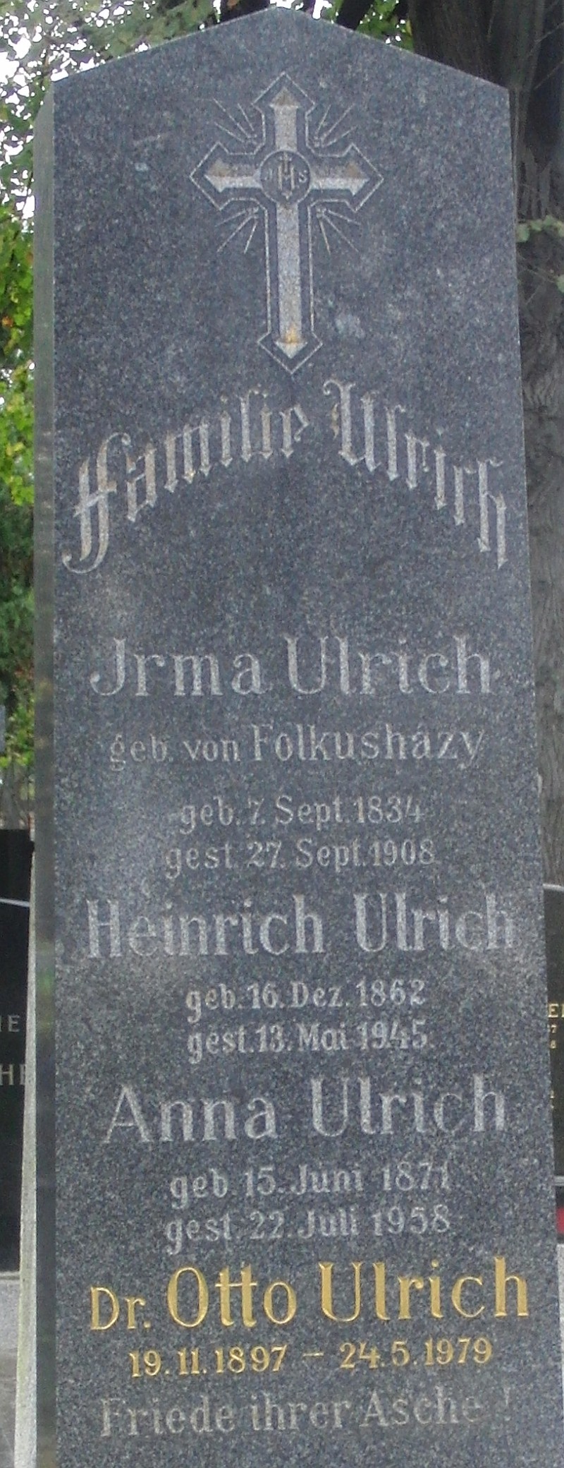Ulrich; Ulrich geb. von Folkushazy