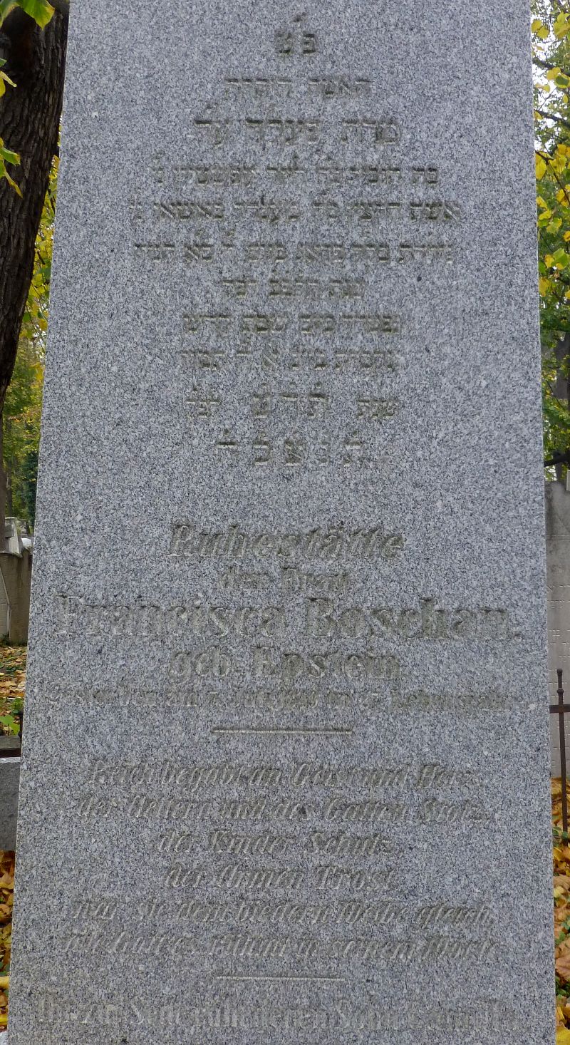 Boschan geb. Epstein; Boschan