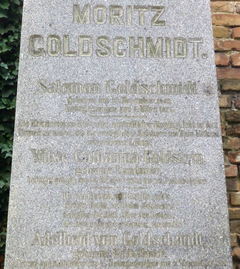 Goldschmidt; von Goldschmidt; Goldstein geb. Landauer