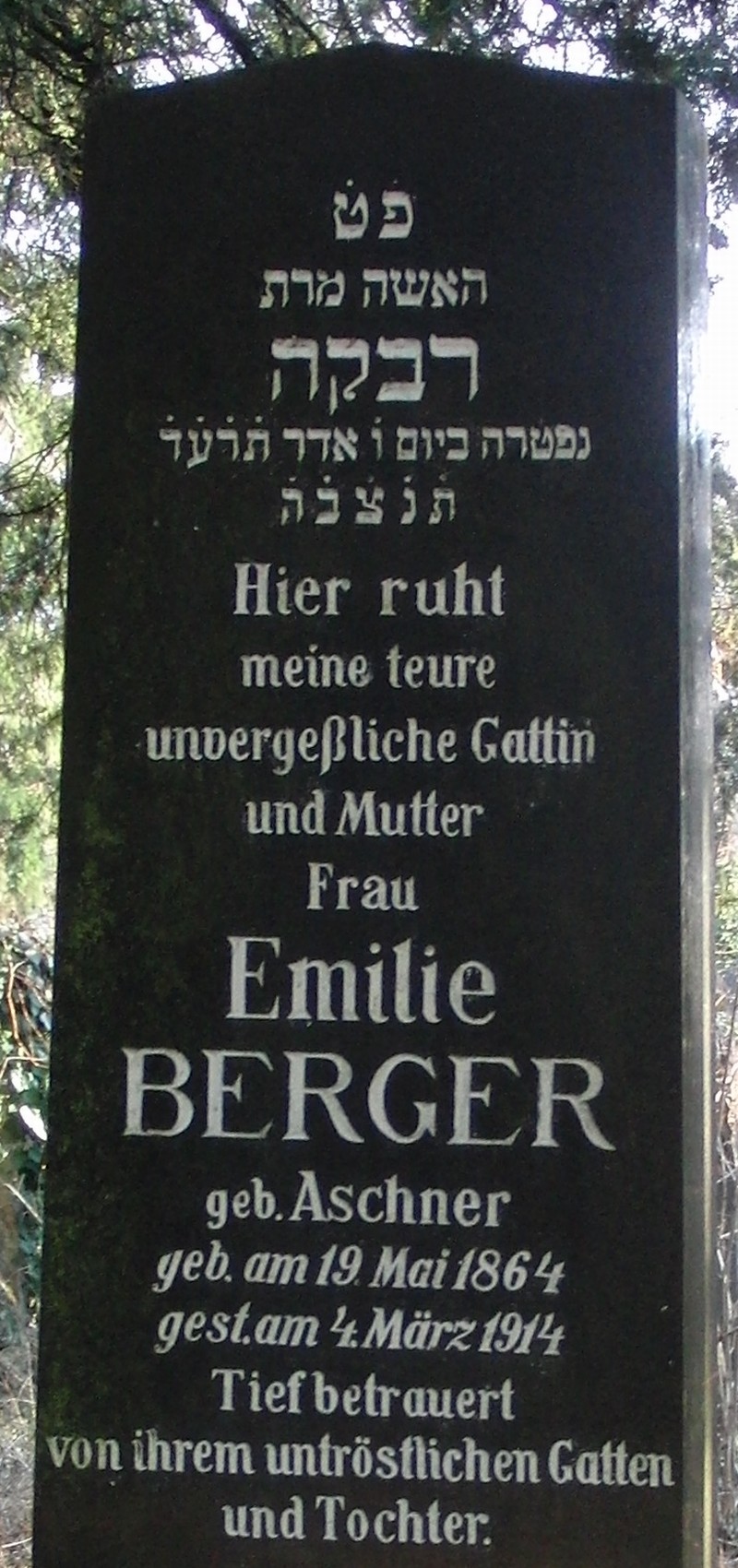 Berger geb. Aschner