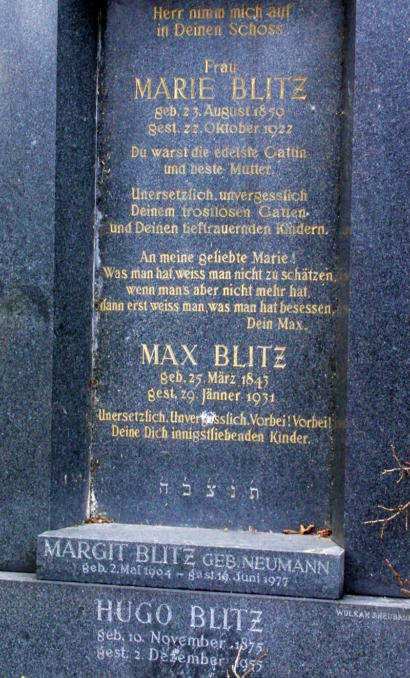Blitz; Blitz geb. Neumann