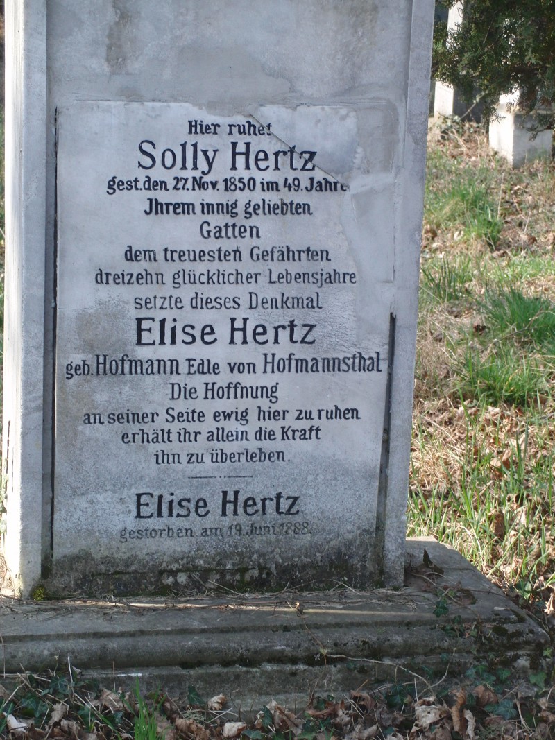 Hertz; Hofmann von Hofmannsthal