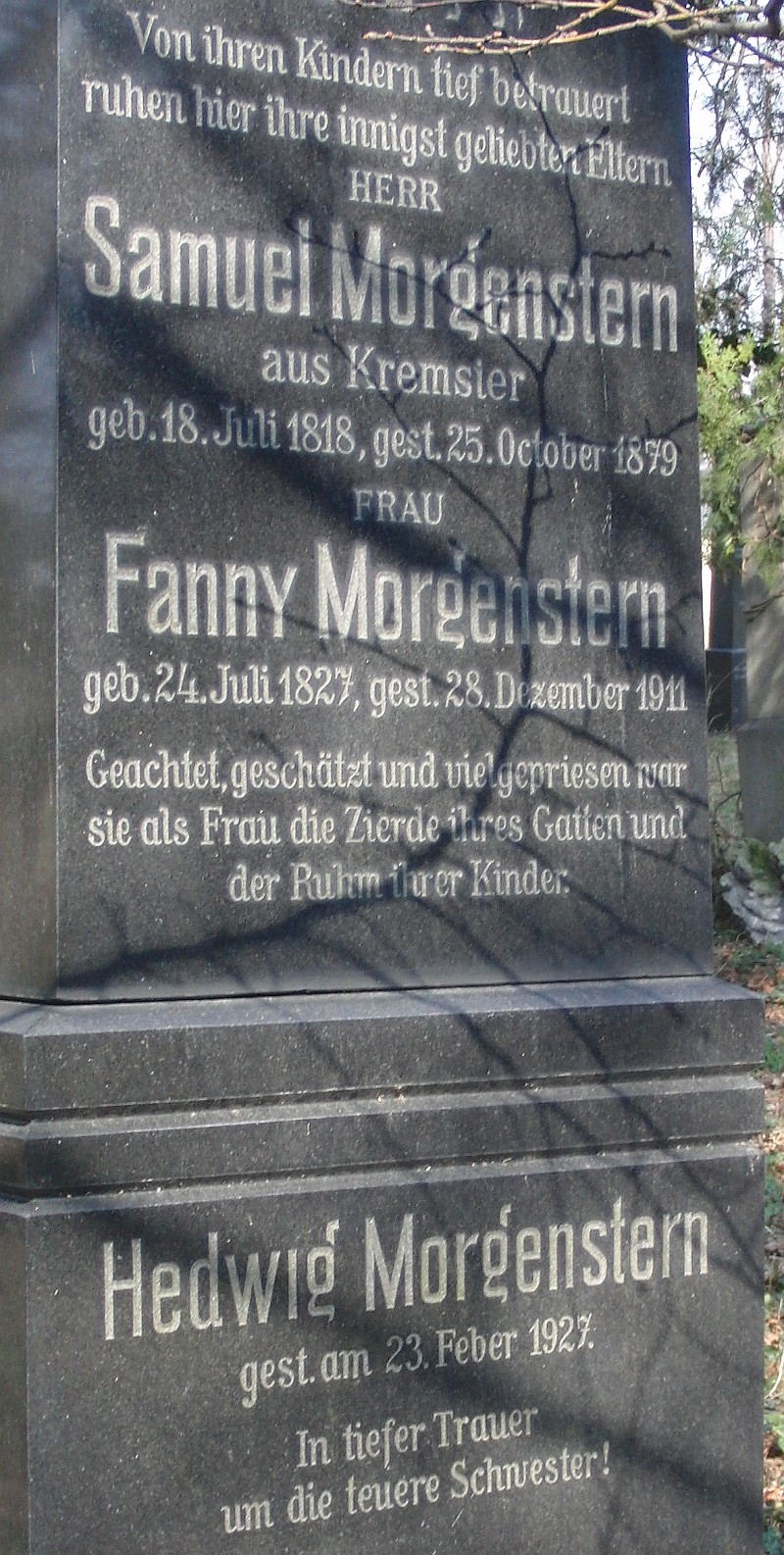 Morgenstern; Morgenstern geb. Kremsier