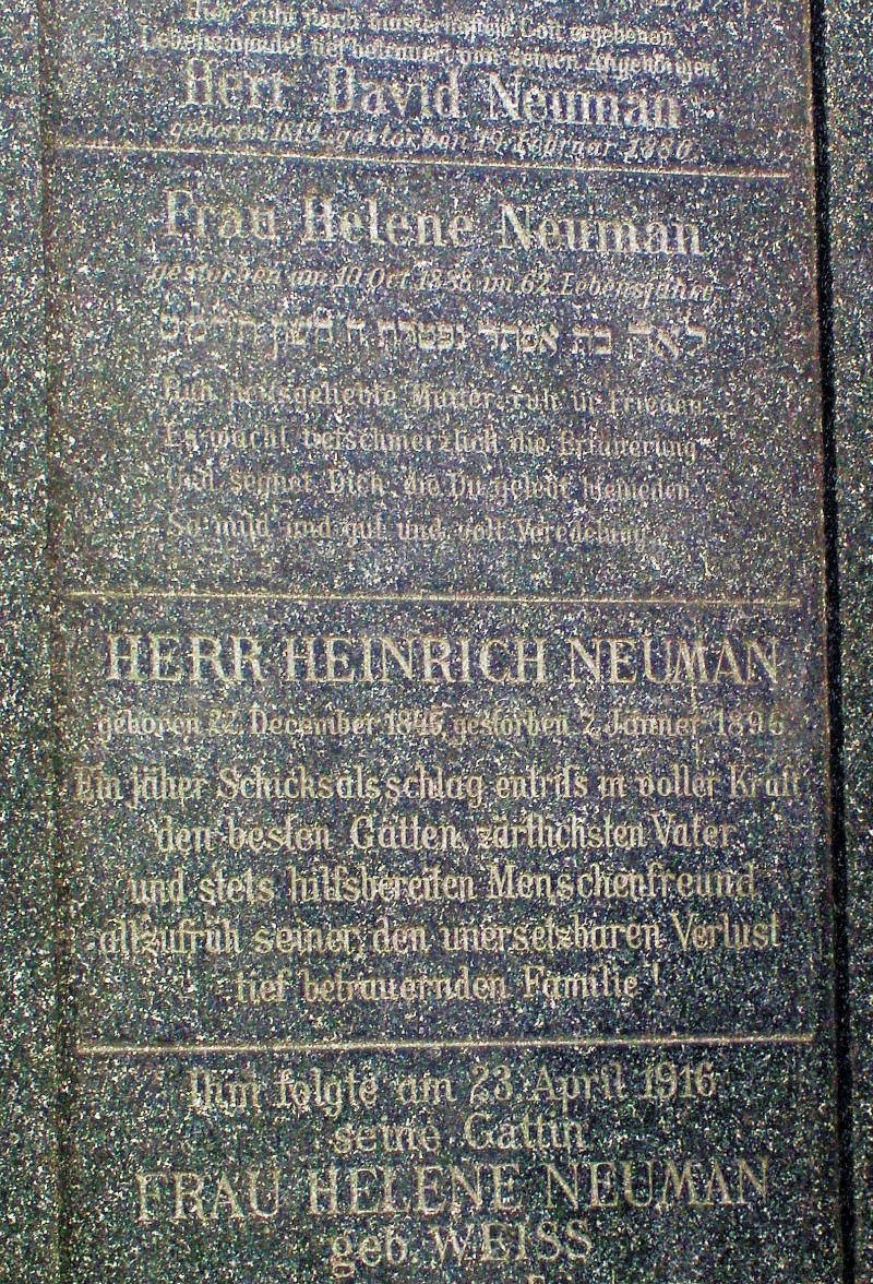 Neuman; Neuman geb. Weiss
