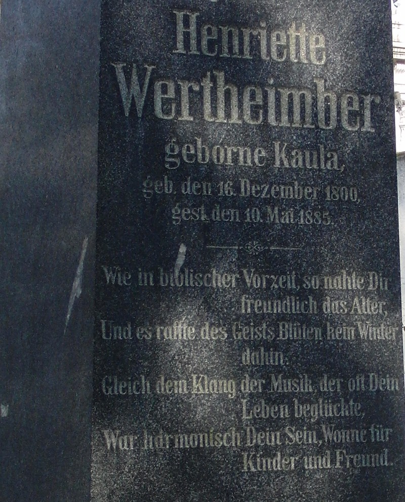 Wertheimber geb. Kaula
