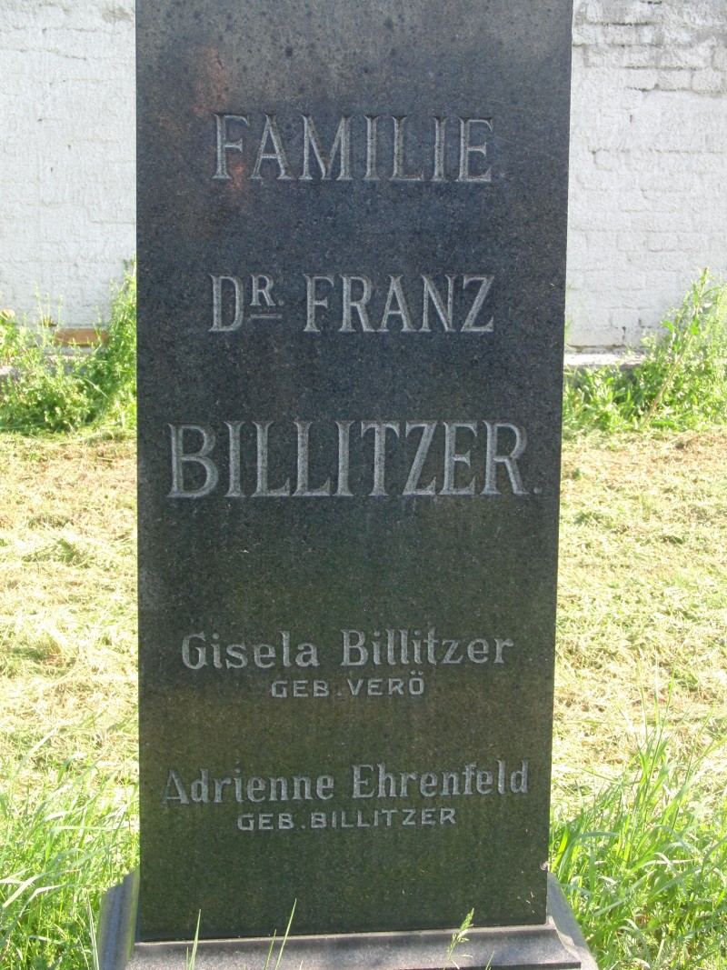 Billitzer; Billitzer geb. Gerö; Ehrenfeld geb. Billitzer