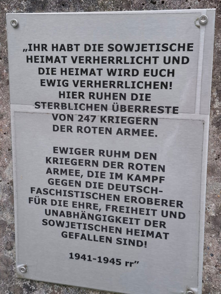 Kriegsgräber der Roten Armee 1941-1945