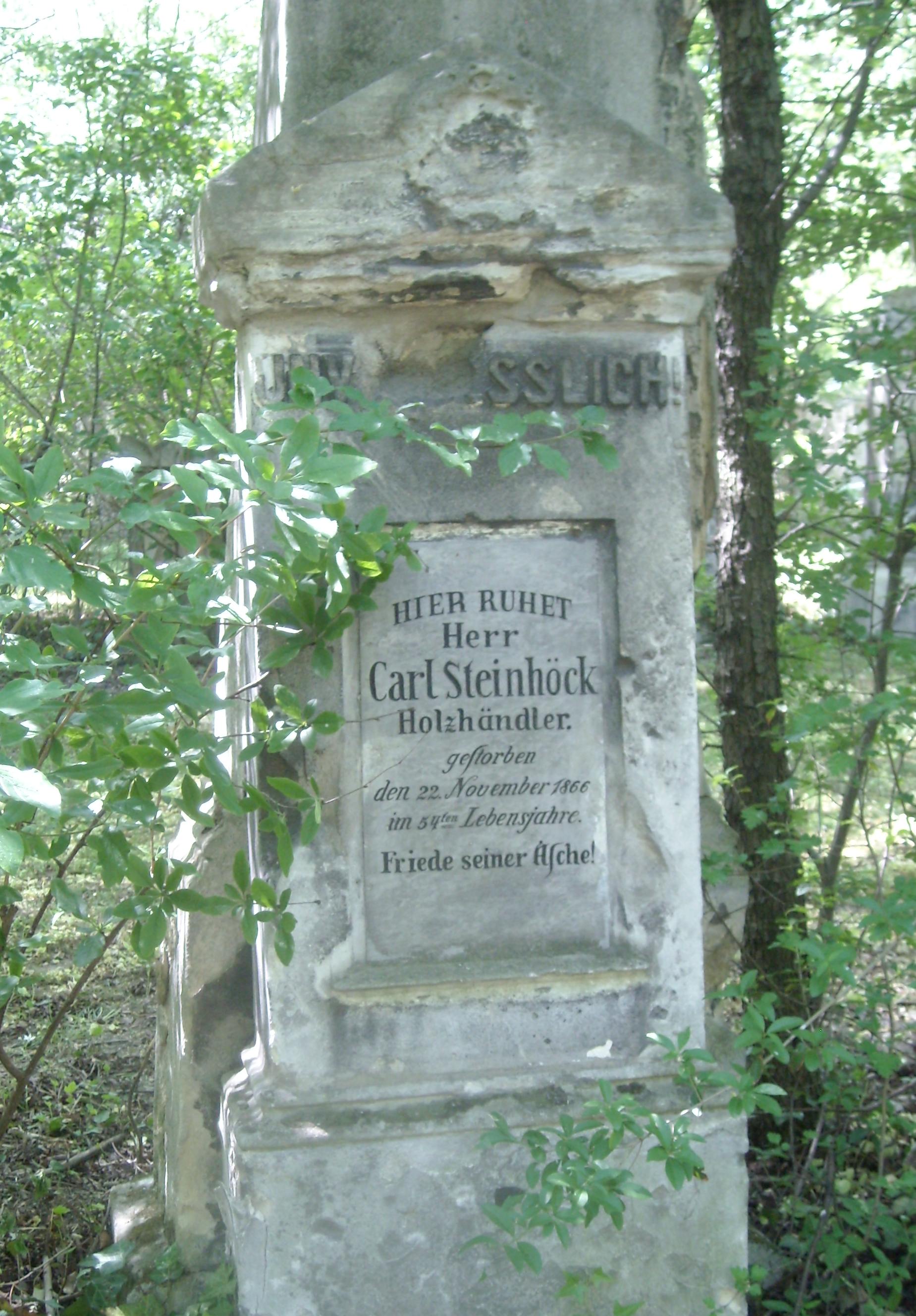 Steinböck Carl +1866