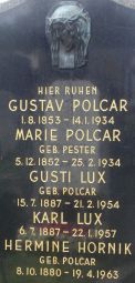 Polcar; Lux geb. Polcar; Lux; Hornik geb. Polcar