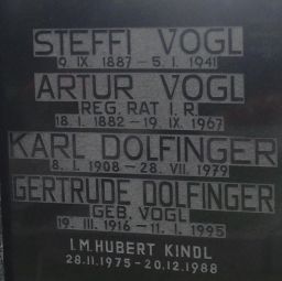 Vogl; Dolfinger; Dolfinger geb. Vogl; Kindl