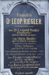 Riegler; Rybicka; Grattenthaler; Hederer geb. Riegler; Hederer