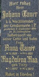 Tauer; Maa geb. Tichy