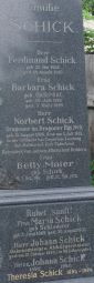 Schick; Schick geb. Hafergut; Schick geb. Schlederer; Maier geb. Schick