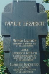 Kaulich; Kaulich-Lazarich; Klunzinger geb. Lazarich