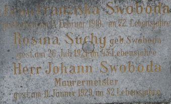 Swoboda; Suchy geb. Swoboda
