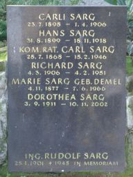 Sarg; Sarg geb. Demel