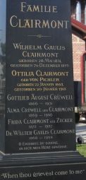 Clairmont; Clairmont geb. von Pichler; Crüwell; Crüwell geb. Clairmont; Clairmont geb. Zucker
