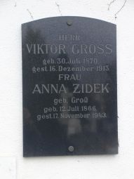 Gross; Zidek geb. Groß