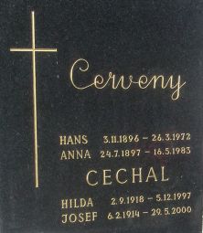 Cerveny; Cechal