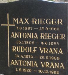 Rieger; Vrana