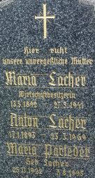 Lacher; Parteder geb. Lacher